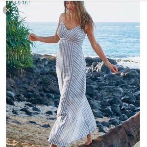Athleta Wayfinder Striped maxi dress